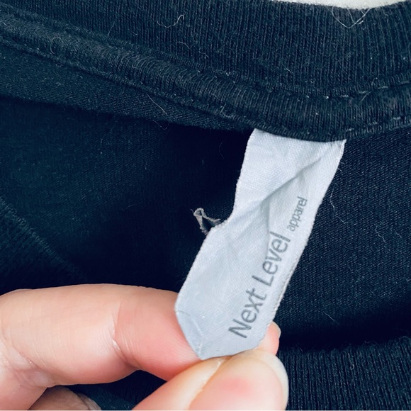 Next Level Apparel Women's Black Graphic T Shirt Benefit Cosmetics Ulta Size M - Picture 5 of 8